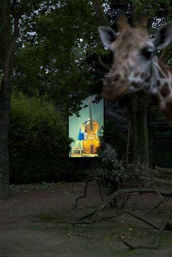 Annika Kahrs (*1984) Videostill aus Infra Voice, 2018 3-Kanal-Videoinstallation, 10:35 Min., in Farbe, mit Ton Hamburger Kunsthalle, Dauerleihgabe des Fonds für Junge Kunst der Stiftung Hamburger Kunstsammlungen © Annika Kahrs Annika Kahrs (*1984) Videostill aus Infra Voice, 2018 3-Kanal-Videoinstallation, 10:35 Min., in Farbe, mit Ton Hamburger Kunsthalle, Dauerleihgabe des Fonds für Junge Kunst der Stiftung Hamburger Kunstsammlungen © Annika Kahrs