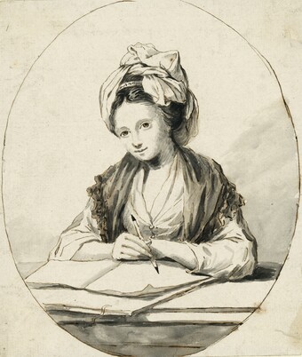 Angelika Kauffmann (1741–1807), Selbstbildnis, um 1770, Hamburger Kunsthalle, Kupferstichkabinett © Hamburger Kunsthalle / bpk Foto: Christoph Irrgang Angelika Kauffmann (1741–1807), Selbstbildnis, um 1770, Hamburger Kunsthalle, Kupferstichkabinett © Hamburger Kunsthalle / bpk Foto: Christoph Irrgang
