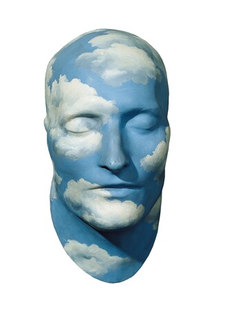 René Magritte (1898–1967), Die Zukunft der Statuen (L’avenir des statues), 1932, Öl auf Gipsguss (Totenmaske Napoleons), 33,5 x 16,5 x 19 cm, Lehmbruck Museum, Duisburg © Lehmbruck Museum, Duisburg / © VG Bild-Kunst, Bonn 2025, Foto: Bernd Kirtz René Magritte (1898–1967), Die Zukunft der Statuen (L’avenir des statues), 1932, Öl auf Gipsguss (Totenmaske Napoleons), 33,5 x 16,5 x 19 cm, Lehmbruck Museum, Duisburg © Lehmbruck Museum, Duisburg / © VG Bild-Kunst, Bonn 2025, Foto: Bernd Kirtz
