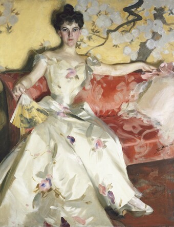 Anders Zorn (1860–1920), Elizabeth Sherman Cameron, 1900, Öl auf Leinwand, 147,5 x 113,5 cm, Privatsammlung, © Amells Fine Art Gallery, Stockholm, Foto: Patric Evinger Anders Zorn (1860–1920), Elizabeth Sherman Cameron, 1900, Öl auf Leinwand, 147,5 x 113,5 cm, Privatsammlung, © Amells Fine Art Gallery, Stockholm, Foto: Patric Evinger