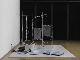 Aaron S. Davidson, Melissa Dubbin Delay Lines (feedback), 2020 / 2021, Collection Centre Pompidou, Paris Musée national d’art moderne - Centre de création industrielle Inventarnummer: AM 2023-169 © Rechte vorbehalten Bildnachweis: Centre Pompidou, MNAM-Cc