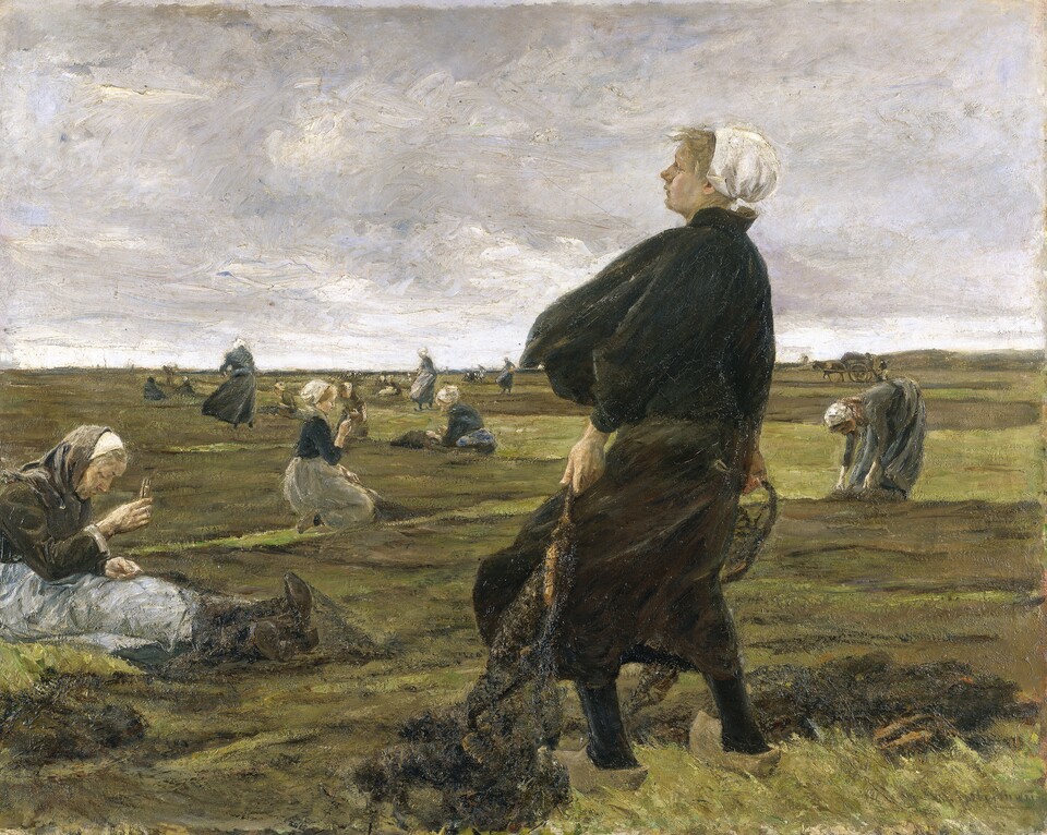 Max Liebermann (1847-1935) Die Netzflickerinnen, 1887/89 Öl auf Leinwand, 180,5 x 226 cm © Hamburger Kunsthalle / bpk Foto: Elke Walford