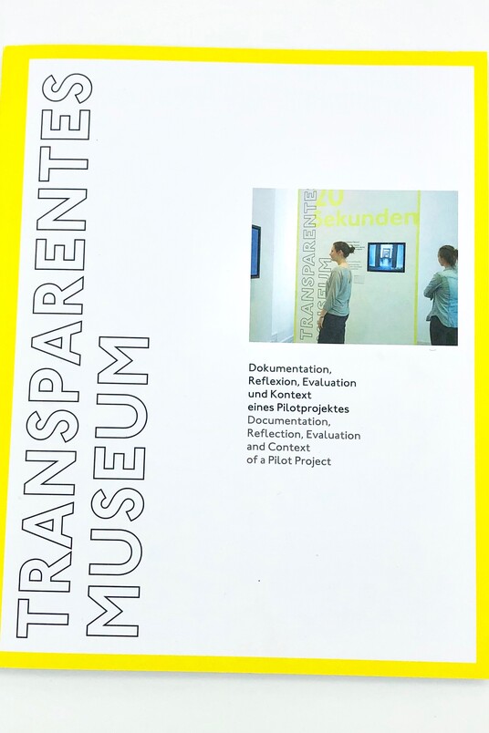 Publikation Transparentes Museum, Hamburger Kunsthalle