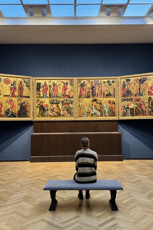 Stille Stunde in der Sammlung der Hamburger Kunsthalle