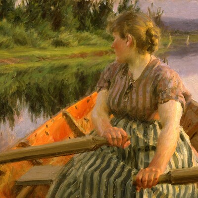 Anders Zorn (1860–1920), Mitternacht, 1891, Öl auf Leinwand, 69 x 103 cm, Zornmuseet, Mora © Zornmuseet, Mora Anders Zorn (1860–1920), Mitternacht, 1891, Öl auf Leinwand, 69 x 103 cm, Zornmuseet, Mora © Zornmuseet, Mora